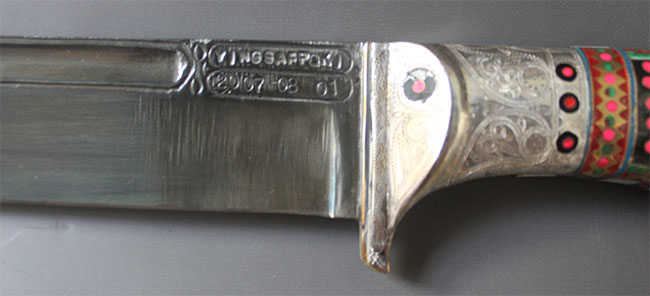 英吉沙刀白银黑钢套刀_英吉沙小刀 英吉沙刀商